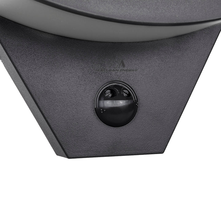 Maclean LED-lamp met bewegingssensor, infraroodbewegingssensor, kleur: zwart, 10 W, IP54, 800 lm, MCE290 B, 4 stuks