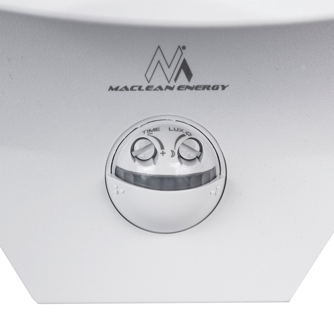 Maclean LED-lamp met bewegingssensor, PIR-sensor, wit, 10 W, IP54, 800 lm, MCE290 W, 2 stuks
