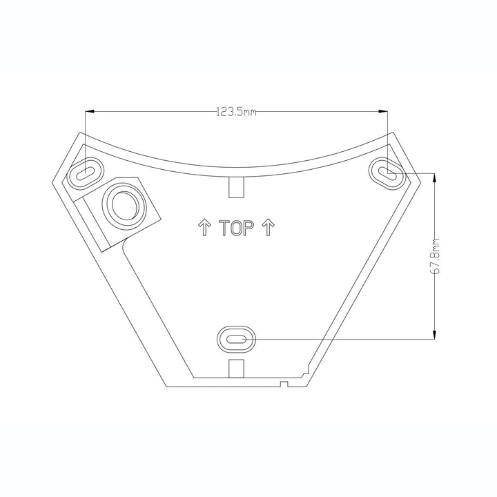 Maclean LED-lamp met bewegingssensor, PIR-sensor, wit, 10 W, IP54, 800 lm, MCE290 W, 2 stuks