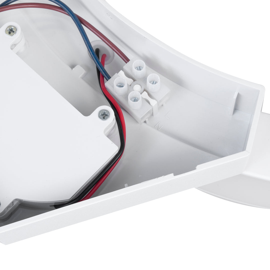 Maclean LED-lamp met bewegingssensor, PIR-sensor, wit, 10 W, IP54, 800 lm, MCE290 W, 4 stuks