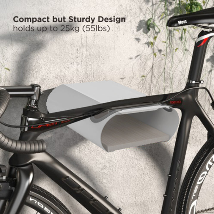 Maclean wandfietshouder, max. 25 kg, MC-466, 2 stuks