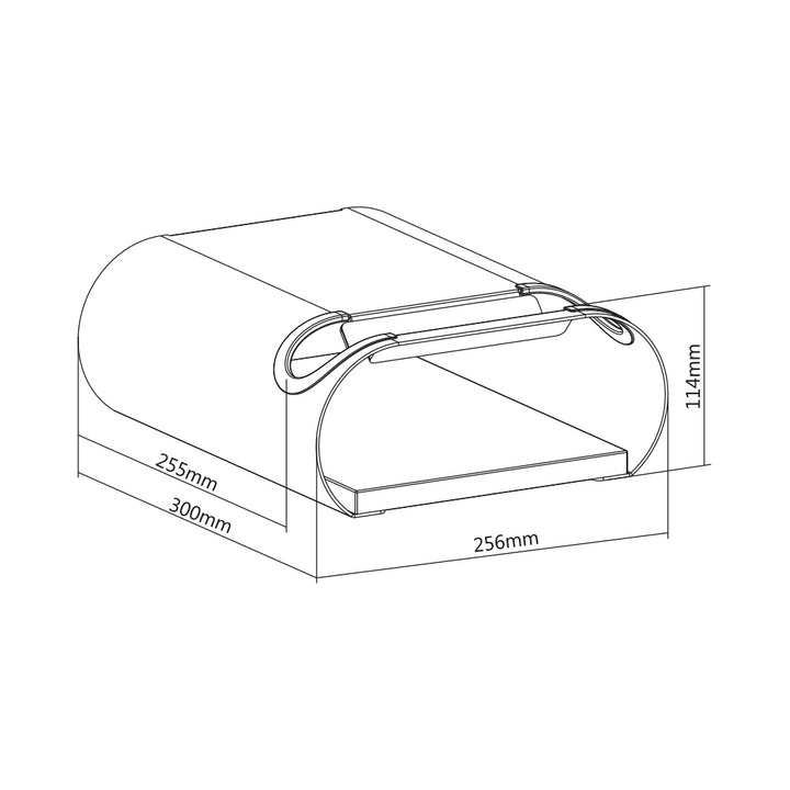 Maclean wandfietshouder, max. 25 kg, MC-466, 4 stuks