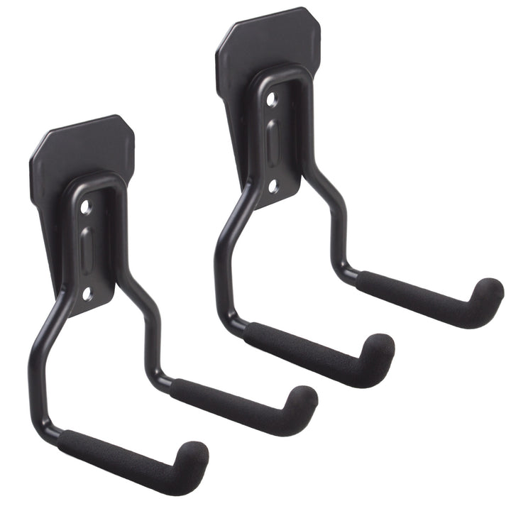 Maclean wandhouder/hanger voor in de garage, voor banden, tuingereedschap, een ladder, tuinslangen, max. 35 kg, MC-439, 2 stuks