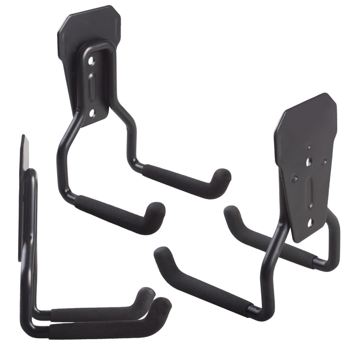 Maclean wandhouder/hanger voor in de garage, voor banden, tuingereedschap, een ladder, tuinslangen, max. 35 kg, MC-439, 3 stuks