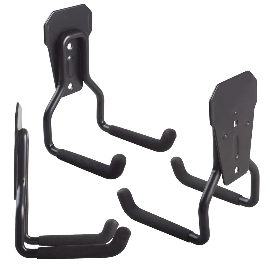 Maclean wandhouder/hanger voor in de garage, voor banden, tuingereedschap, een ladder, tuinslangen, max. 35 kg, MC-439, 3 stuks
