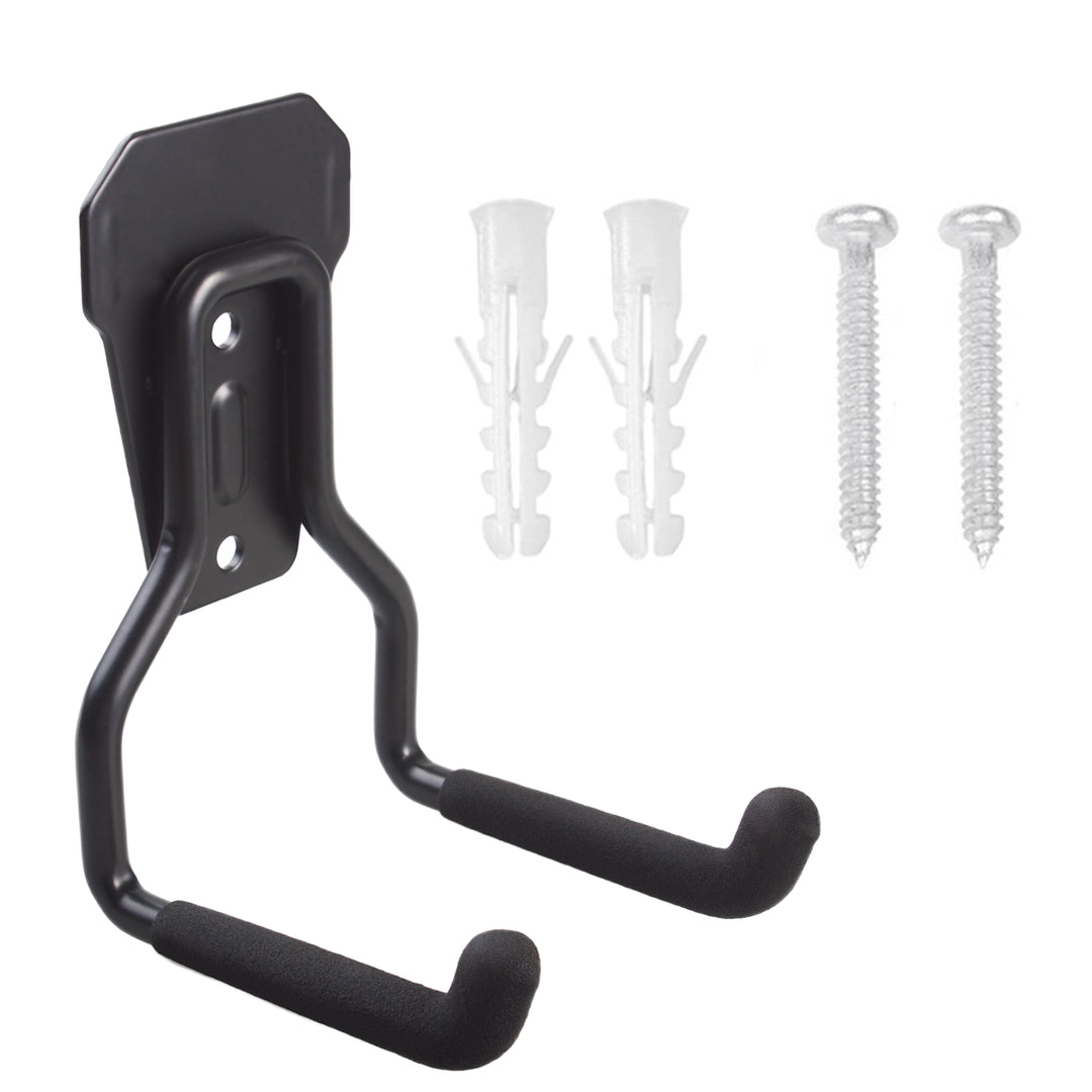 Maclean wandhouder/hanger voor in de garage, voor banden, tuingereedschap, een ladder, tuinslangen, max. 35 kg, MC-439, 4 stuks