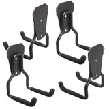 Maclean wandhouder/hanger voor in de garage, voor banden, tuingereedschap, een ladder, tuinslangen, max. 35 kg, MC-439, 4 stuks