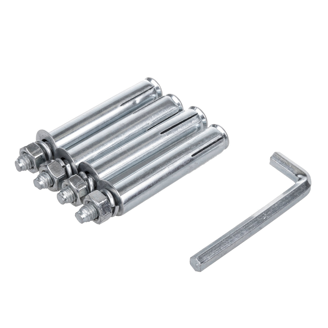 Maclean fietsrek / wandhouder, horizontaal, staal, max. draagvermogen 30 kg, MC-431, 4 stuks