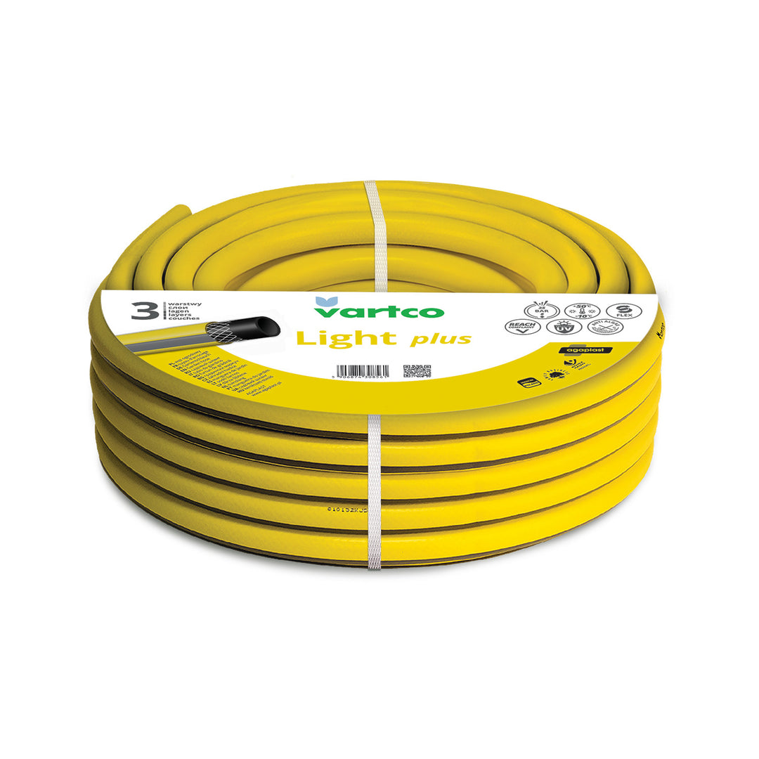 Vartco-tuinslang, 3-laags, flexibel, diameter 1 inch, lengte 20 m, Light Plus