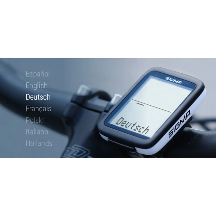 Sigma BC 10.0 WR fietscomputer, waterdicht, weerbestendig, groot en duidelijk display, 10 functies