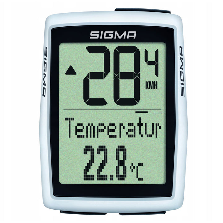 Sigma BC 12.0 WL fietscomputer, waterdicht, weerbestendig, groot en duidelijk display, 12 functies