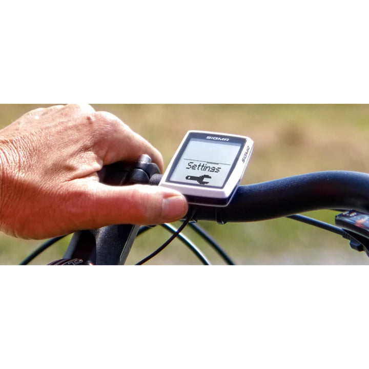 Sigma BC 12.0 WL fietscomputer, waterdicht, weerbestendig, groot en duidelijk display, 12 functies