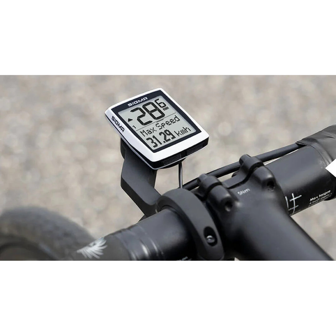Sigma BC 12.0 WL fietscomputer, waterdicht, weerbestendig, groot en duidelijk display, 12 functies
