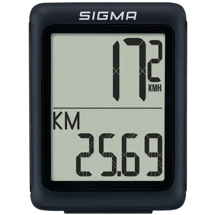 Sigma BC 5.0 WR fietscomputer, waterdicht, weerbestendig, groot en duidelijk display, 5 basisfuncties