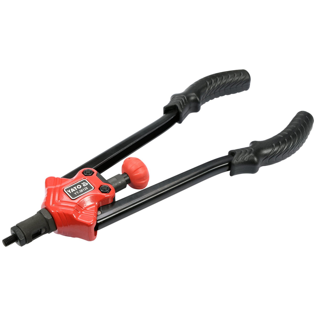 Yato handklinkmachine, voor klinkmoeren in de maten M3-M12, antisliphandgreep, koppen van duurzaam CrMo-staal, YT-36128
