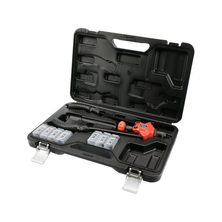 Yato handklinkmachine, voor klinkmoeren in de maten M3-M12, antisliphandgreep, koppen van duurzaam CrMo-staal, YT-36128
