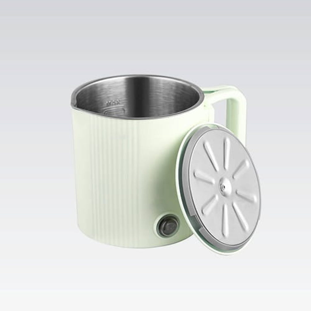 Maestro waterkoker / reispan, 2-in-1, inhoud 0,8 l, vermogen 600 W, inklapbaar handvat, schakelaar voor 110 V/230 V, kleur mint, MR-009-MINT