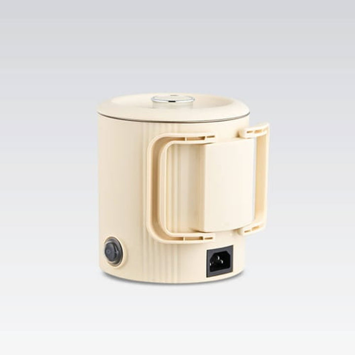 Maestro waterkoker / reispan, 2-in-1, inhoud 0,8 l, vermogen 600 W, inklapbaar handvat, schakelaar voor 110 V/230 V, kleur beige, MR-009-BEIGE