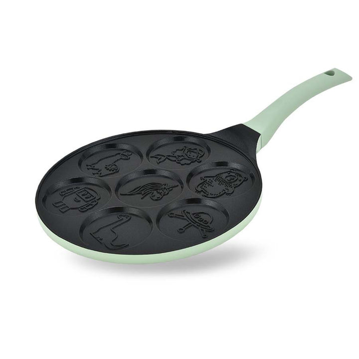 Maestro-pannenkoekenpan, met sprookjesfiguren, diameter 26 cm, antiaanbaklaag, siliconen handvat, geschikt voor alle soorten fornuizen, MR-1222-D