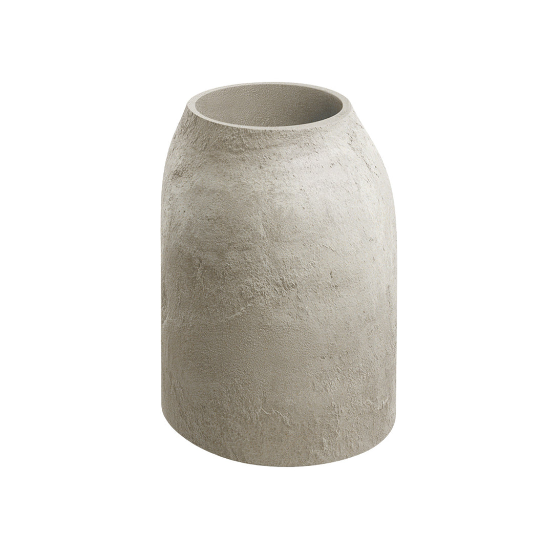 Ethick Epocco Bold plantenbak, diameter 48 cm, hoogte 60 cm, matte afwerking, weerbestendig, afwateringsgat, zandkleurig, TEP48B-101GR