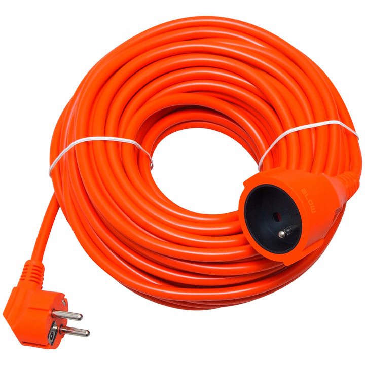 Blow-stekkerdoos, oranje, lengte 50 m, geaard stopcontact, PR-160