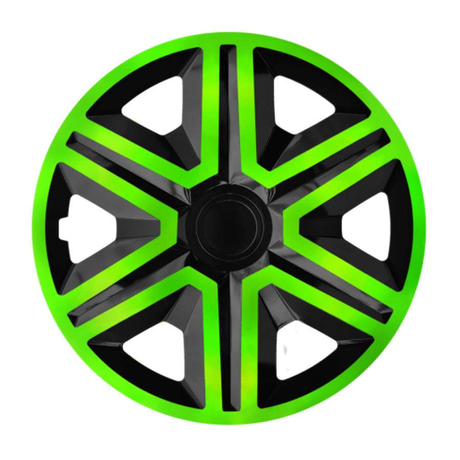 Universele wieldop 14'' NRM Action Doublecolor groen-zwart, 1 stuk