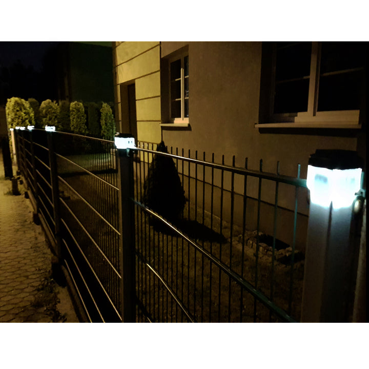GreenBlue LED-zonnelamp voor paal, 60x40 mm, envelopvormige kap, GB125, 2 stuks