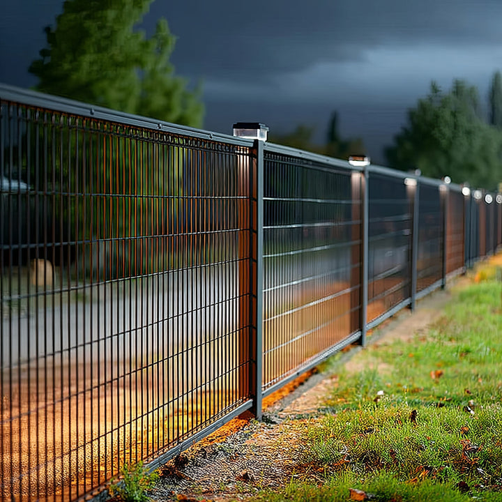 GreenBlue LED-zonnelamp voor paal, 60x40 mm, envelopvormige kap, GB125, 2 stuks