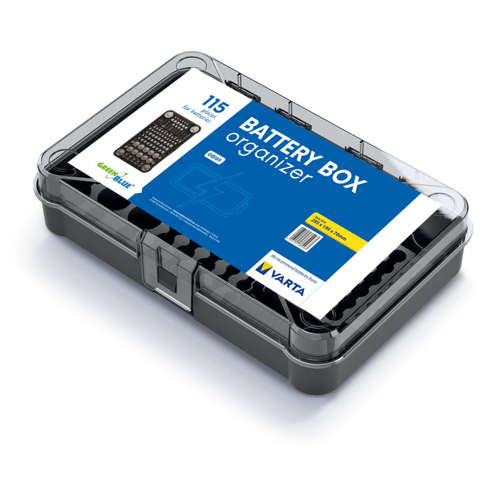 GreenBlue GB189 batterijhouder + Lamex digitale tester voor batterijen en oplaadbare batterijen