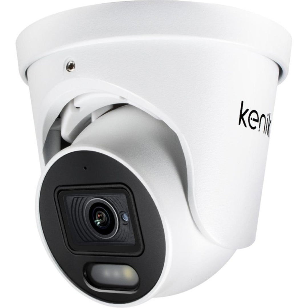Kenik IP-camera, resolutie 4 MP bij 20 fps, bewegingsdetectie, automatische IR-filter, ingebouwde microfoon, koepelbehuizing, KG-430DPA-E