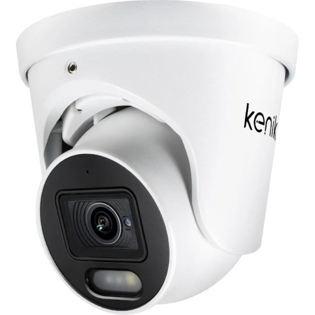 Kenik IP-camera, resolutie 5 MP bij 20 fps, intelligente beeldanalyse, Smart IR-spot, ingebouwde microfoon, koepelbehuizing, KG-530DPA-L-G