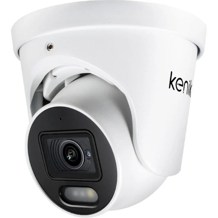 Kenik IP-camera, resolutie 5 MP bij 20 fps, intelligente beeldanalyse, Smart IR-spot, ingebouwde microfoon, koepelbehuizing, KG-530DPA-L-G