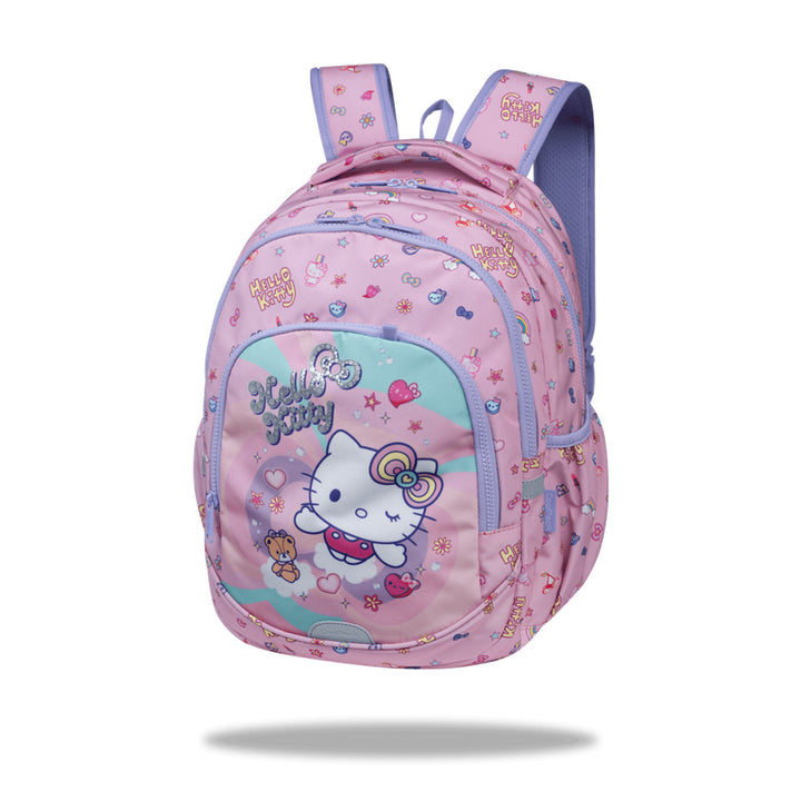 Hello Kitty Coolpack schoolrugzak, maat Primo Pro (16"), voorgevormde rug en gewatteerde schouderbanden, 2 hoofdvakken en een laptopvak, verstevigde bodem, F162025