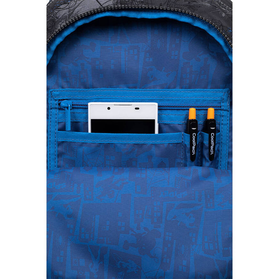 Spiderman Coolpack-schoolrugzak, maat Jerry (15"), voorgevormde rug, 3 ruime vakken, verstevigde bodem, F029777
