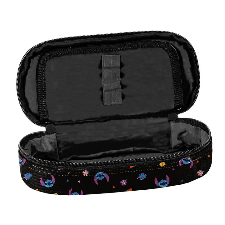 Stitch Paso-schoolset, rugzak met drie vakken, laptopvak en verstevigde bodem, etui met elastieken voor schoolspullen, schoenenzak die op de rug kan worden gedragen, DS26MM