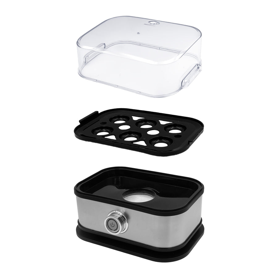 GreenBlue automatische eierkoker, vermogen 200 W, voor maximaal 6 eieren, maatbeker, 220-240 V~, 50/60 Hz, GB359