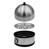GreenBlue roestvrijstalen eierkoker, vermogen 200 W, voor maximaal 7 eieren, maatbeker, 220-240 V~, 50/60 Hz, GB357