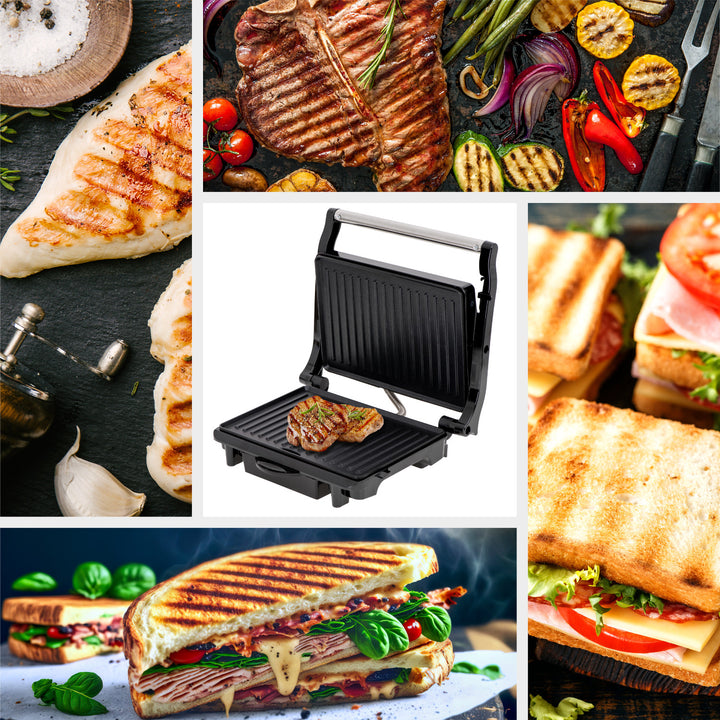 Camry elektrische grill, antiaanbakplaten, maximaal vermogen 2100 W, CR 3044