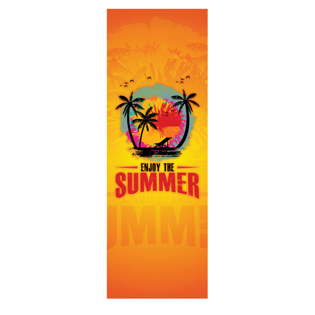 Klassieke beukenhouten ligstoel GreenBlue GB183 met opdruk ‘Enjoy The Summer’