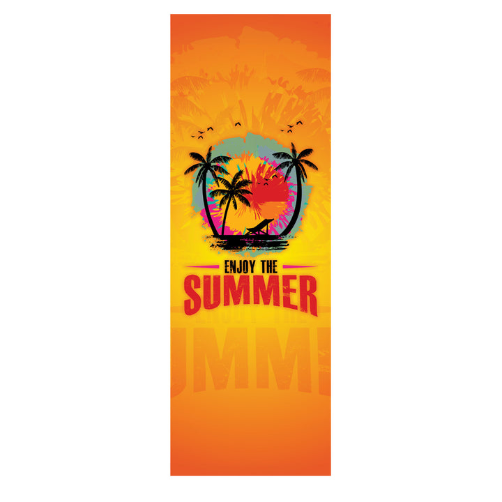 Klassieke beukenhouten ligstoel GreenBlue GB183 met opdruk ‘Enjoy The Summer’