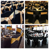 Stoelhoes voor cateringstoel, zwart, GreenBlue, 88 x 50 x 45 cm, spandex, GB373, 2 stuks