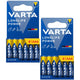 12 stuks R-03 R03 AAA LR06 1,5 V VARTA Longlife Power alkalinebatterijen