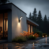 Maclean LED-gevellamp, 800 lm, IP54, 10 W, natuurlijke witte lichtkleur (4000 K), kleur: zwart, MCE343 B, 2 stuks