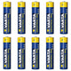 10 stuks R-03 LR03 AAA-alkalinebatterijen van Varta Industrial 4003