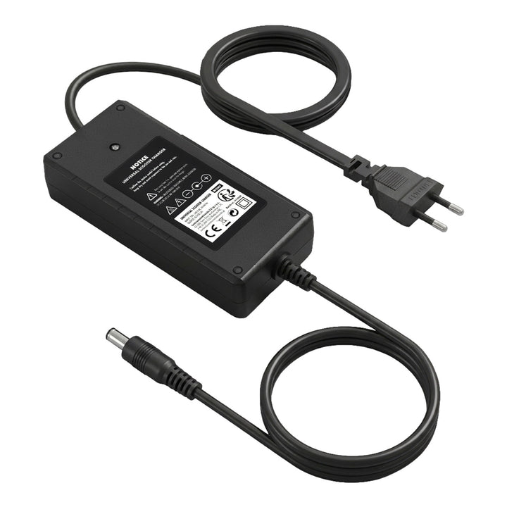 Universele oplader / voedingsadapter van Maclean Energy, voor steps, 42 V DC, 2 A, max. 85 W, snelladen, 6 stekkers, MCE667