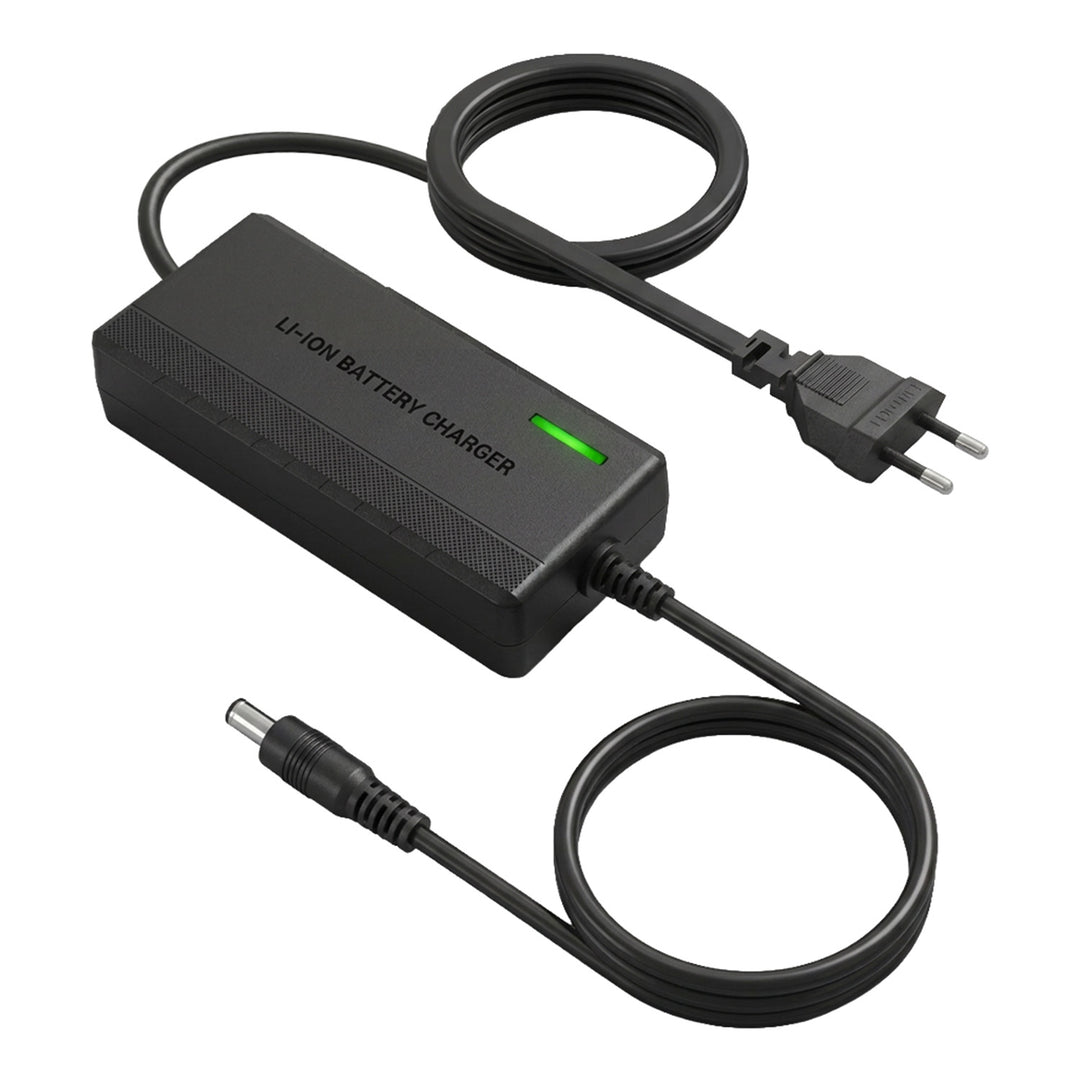 Universele oplader / voedingsadapter van Maclean Energy, voor steps, 54,6 V DC, 2 A, max. 110 W, snelladen, 6 stekkers, MCE665