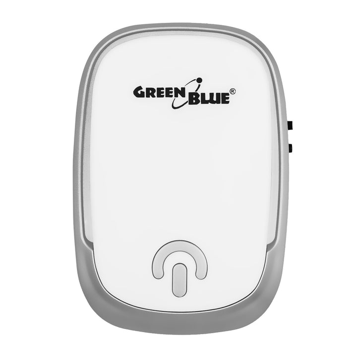 GreenBlue draadloze deurbel, 38 melodieën, 90 dB, wit, bereik tot 200 m, GB404 W