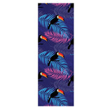 Klassieke ligstoel van beukenhout GreenBlue GB183 met Tukan-print, 2 stuks