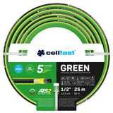 Slangwagen Cellfast Aluplus 1/2" 60 m + tuinslang Cellfast Green ATS2 1/2" 25 m + set met rechte sproeier Cellfast Basic 1/2"
