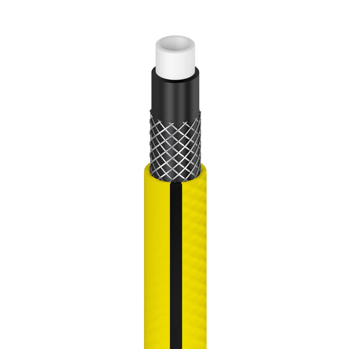 Cellfast Aluplus-slangwagen 1/2" 60 m + Cellfast 4YELLOW-tuinslang 1/2" 30 m + set met Cellfast Basic-sproeier 1/2"